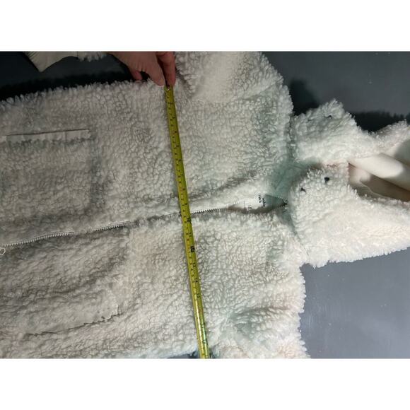 Abercrombie & Fitch  Sherpa Fleece Jacket Size XS Hooded - Picture 8 of 9